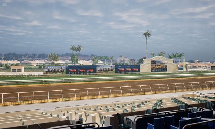 Del Mar Thoroughbred Club - Section Stretch Run Box 37 C Lvl 2 Seat View