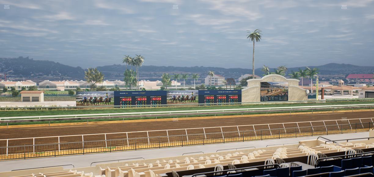 Del Mar Thoroughbred Club - Section Stretch Run Box 37 D Lvl 2 Seat View