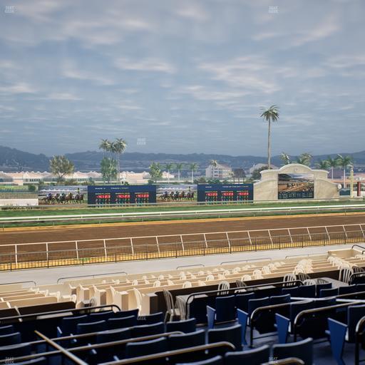 Del Mar Thoroughbred Club - Section Stretch Run Box 37 D Lvl 2 Seat View
