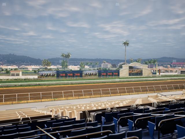 Del Mar Thoroughbred Club - Section Stretch Run Box 37 D Lvl 2 Seat View
