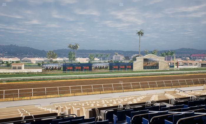 Del Mar Thoroughbred Club - Section Stretch Run Box 37 D Lvl 2 Seat View