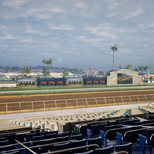 Del Mar Thoroughbred Club - Section Stretch Run Box 37 D Lvl 2 Seat View
