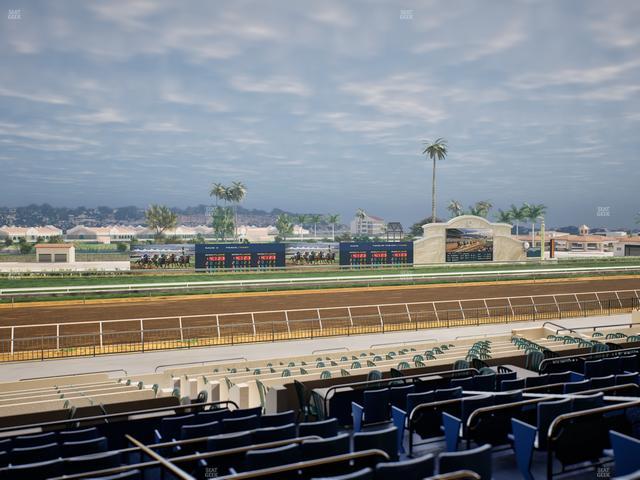 Del Mar Thoroughbred Club - Section Stretch Run Box 37 D Lvl 2 Seat View