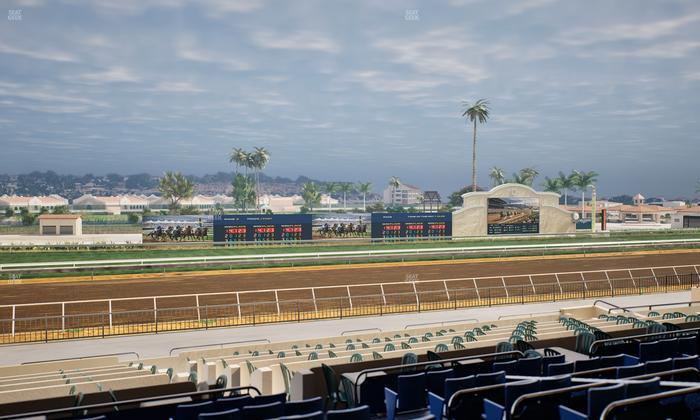 Del Mar Thoroughbred Club - Section Stretch Run Box 37 D Lvl 2 Seat View