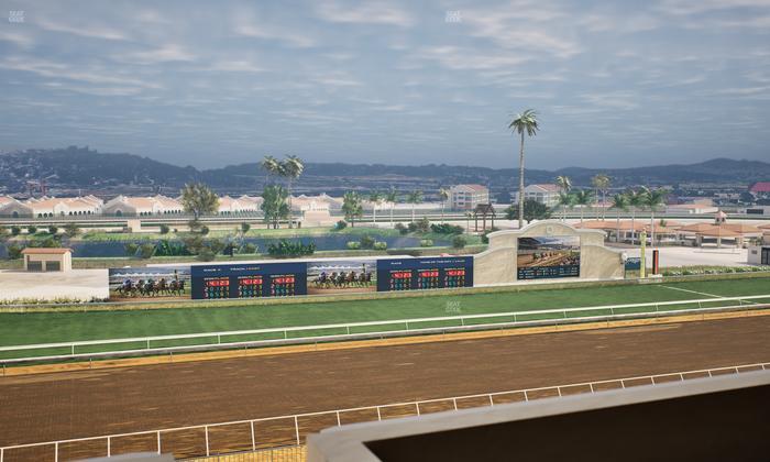 Del Mar Thoroughbred Club - Section Stretch Run Box 37 L Lvl 4 Seat View