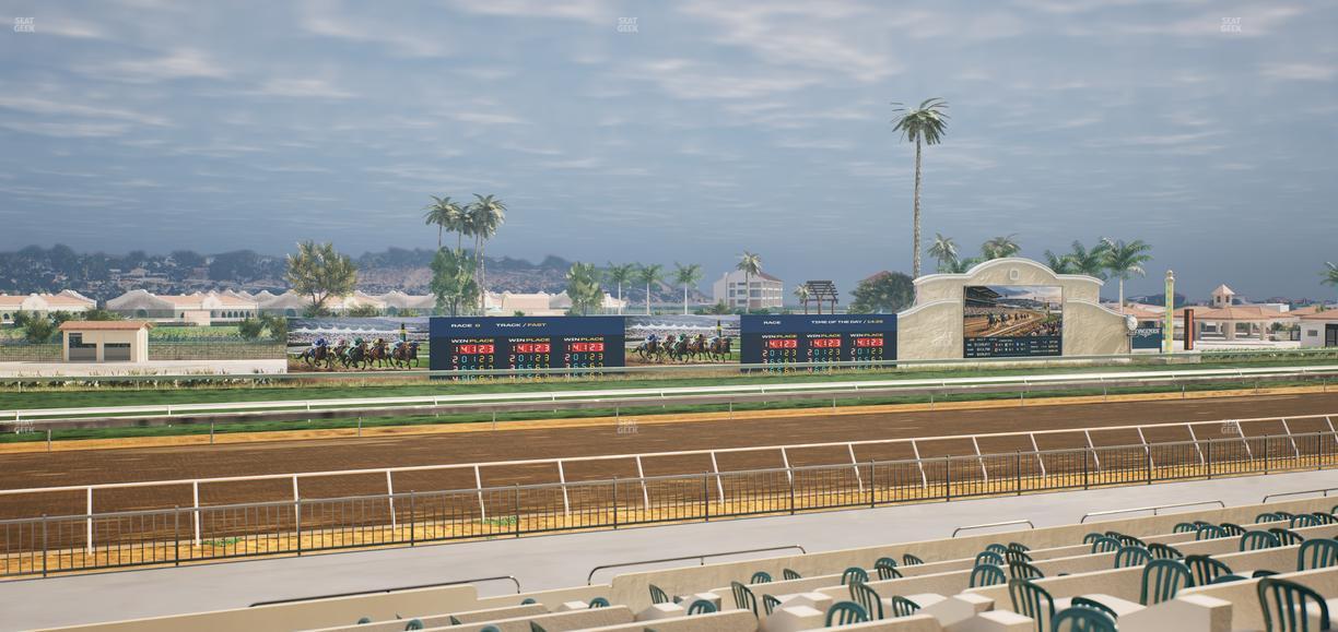 Del Mar Thoroughbred Club - Section Stretch Run Box 38 A Lvl 2 Seat View