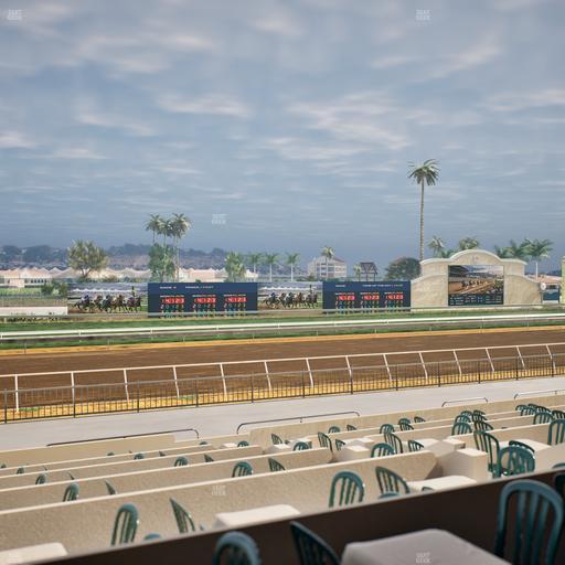 Del Mar Thoroughbred Club - Section Stretch Run Box 38 A Lvl 2 Seat View