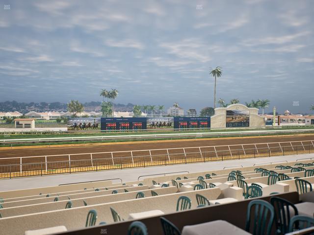 Del Mar Thoroughbred Club - Section Stretch Run Box 38 A Lvl 2 Seat View