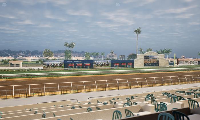 Del Mar Thoroughbred Club - Section Stretch Run Box 38 A Lvl 2 Seat View