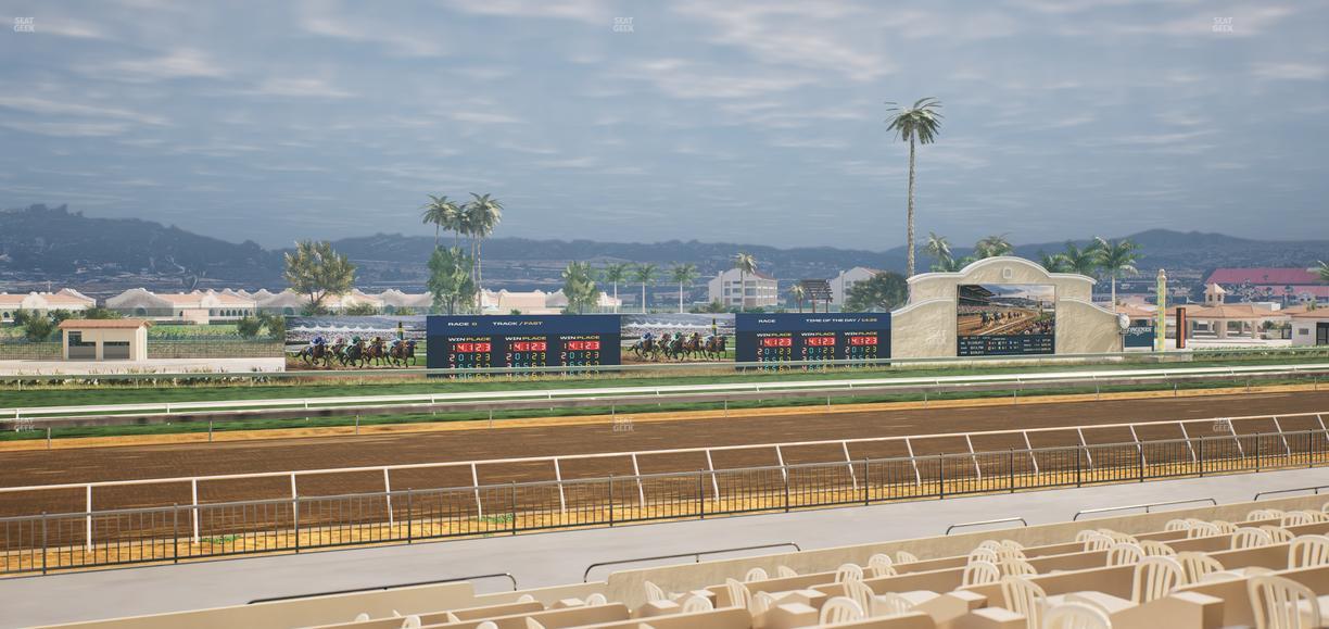 Del Mar Thoroughbred Club - Section Stretch Run Box 38 A Lvl 2 Seat View