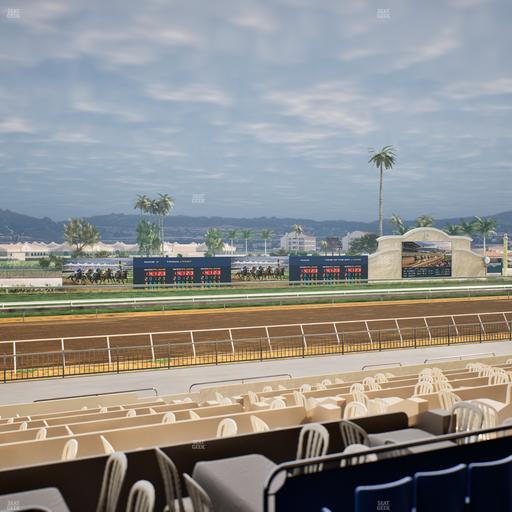 Del Mar Thoroughbred Club - Section Stretch Run Box 38 B Lvl 2 Seat View