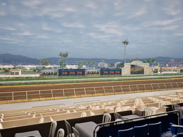 Del Mar Thoroughbred Club - Section Stretch Run Box 38 B Lvl 2 Seat View