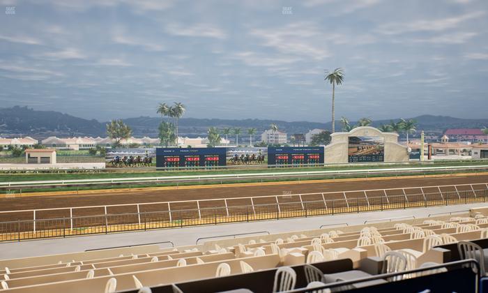 Del Mar Thoroughbred Club - Section Stretch Run Box 38 B Lvl 2 Seat View