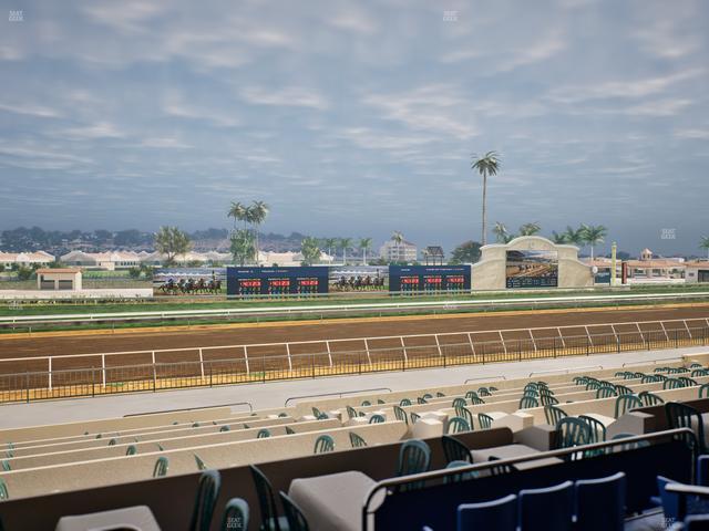 Del Mar Thoroughbred Club - Section Stretch Run Box 38 B Lvl 2 Seat View