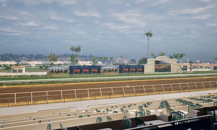 Del Mar Thoroughbred Club - Section Stretch Run Box 38 B Lvl 2 Seat View