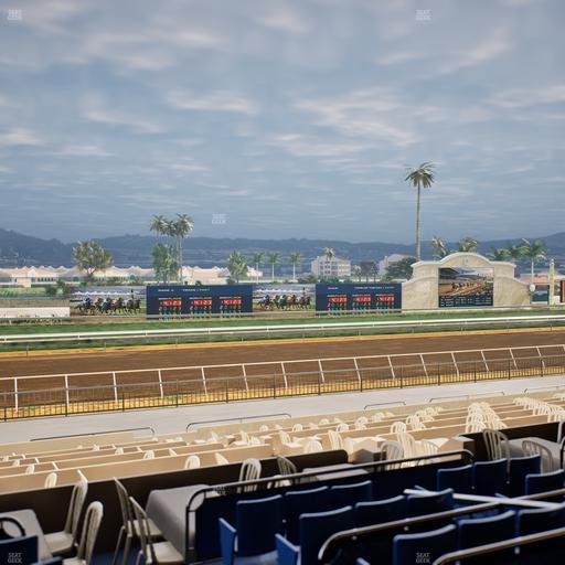 Del Mar Thoroughbred Club - Section Stretch Run Box 38 C Lvl 2 Seat View