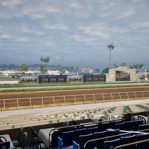Del Mar Thoroughbred Club - Section Stretch Run Box 38 C Lvl 2 Seat View