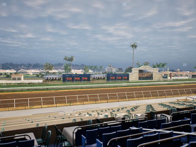 Del Mar Thoroughbred Club - Section Stretch Run Box 38 C Lvl 2 Seat View
