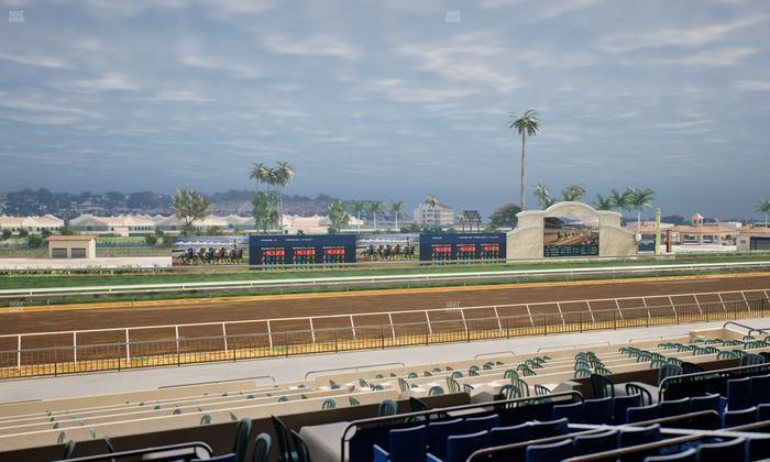 Del Mar Thoroughbred Club - Section Stretch Run Box 38 D Lvl 2 Seat View