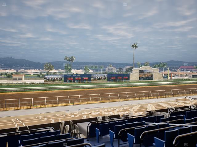 Del Mar Thoroughbred Club - Section Stretch Run Box 38 D Lvl 2 Seat View