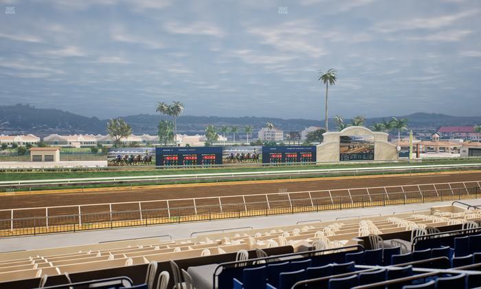 Del Mar Thoroughbred Club - Section Stretch Run Box 38 D Lvl 2 Seat View