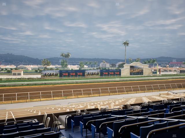 Del Mar Thoroughbred Club - Section Stretch Run Box 38 E Lvl 2 Seat View