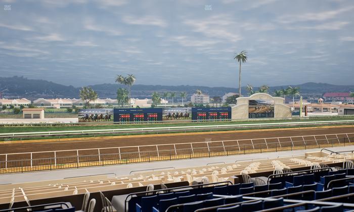 Del Mar Thoroughbred Club - Section Stretch Run Box 38 E Lvl 2 Seat View