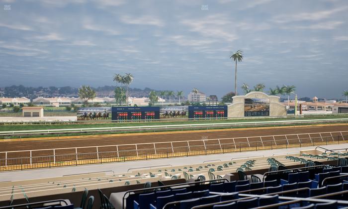 Del Mar Thoroughbred Club - Section Stretch Run Box 38 E Lvl 2 Seat View
