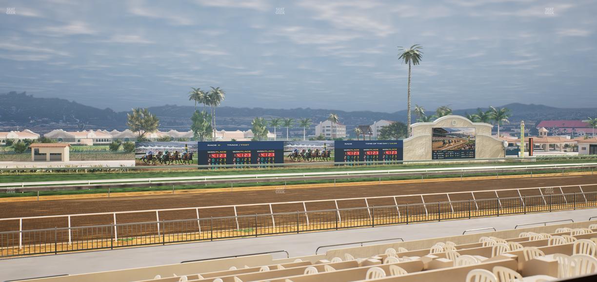 Del Mar Thoroughbred Club - Section Stretch Run Box 39 A Lvl 2 Seat View
