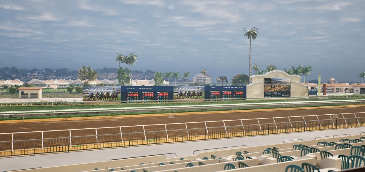 Del Mar Thoroughbred Club - Section Stretch Run Box 39 A Lvl 2 Seat View