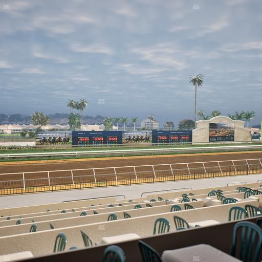 Del Mar Thoroughbred Club - Section Stretch Run Box 39 A Lvl 2 Seat View