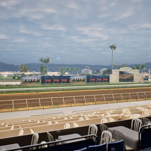 Del Mar Thoroughbred Club - Section Stretch Run Box 39 B Lvl 2 Seat View