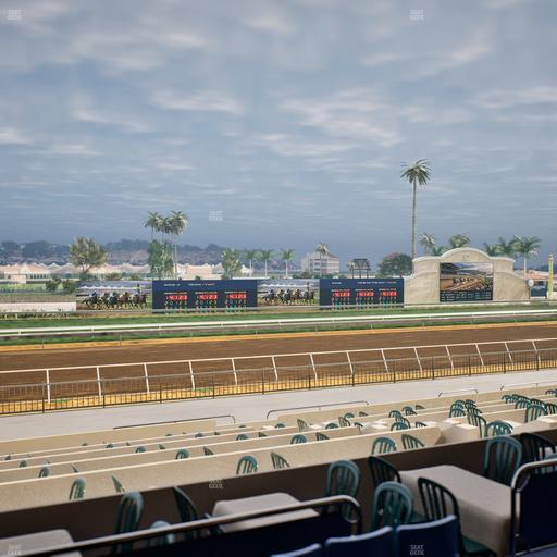 Del Mar Thoroughbred Club - Section Stretch Run Box 39 B Lvl 2 Seat View