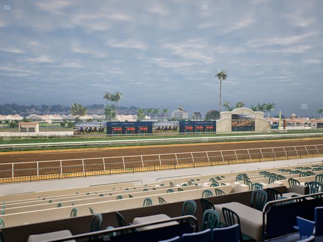 Del Mar Thoroughbred Club - Section Stretch Run Box 39 B Lvl 2 Seat View