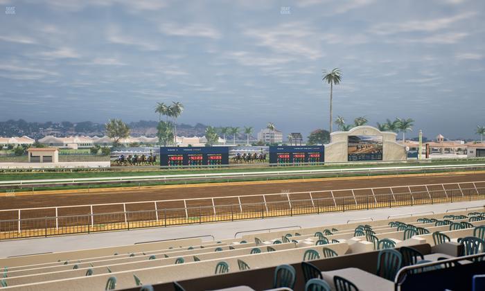 Del Mar Thoroughbred Club - Section Stretch Run Box 39 B Lvl 2 Seat View