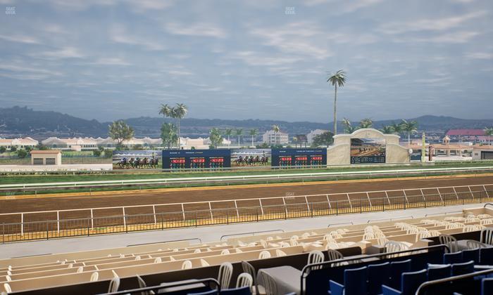 Del Mar Thoroughbred Club - Section Stretch Run Box 39 C Lvl 2 Seat View