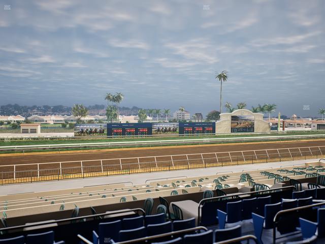 Del Mar Thoroughbred Club - Section Stretch Run Box 39 C Lvl 2 Seat View
