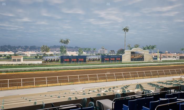 Del Mar Thoroughbred Club - Section Stretch Run Box 39 C Lvl 2 Seat View