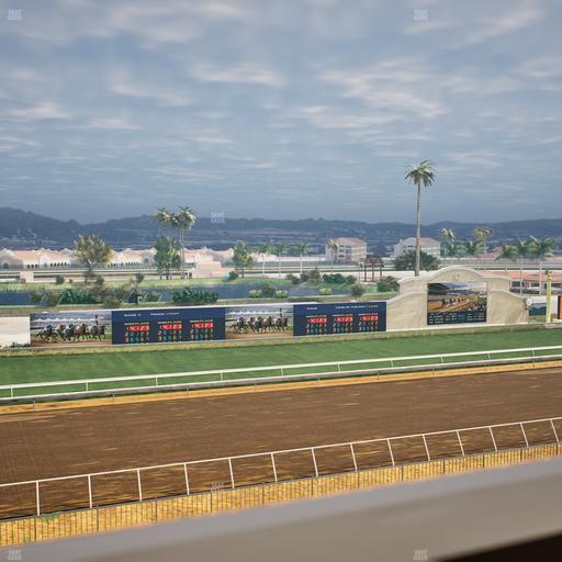 Del Mar Thoroughbred Club - Section Stretch Run Box 39 J Lvl 4 Seat View