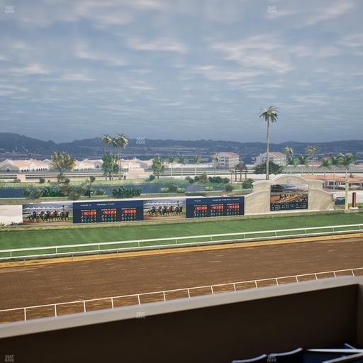 Del Mar Thoroughbred Club - Section Stretch Run Box 39 L Lvl 4 Seat View