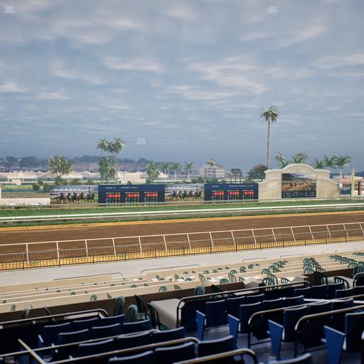 Del Mar Thoroughbred Club - Section Stretch Run Box 39 Lvl 2 Seat View