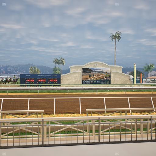 Del Mar Thoroughbred Club - Section Stretch Run Box 4 A Lvl 1 Seat View