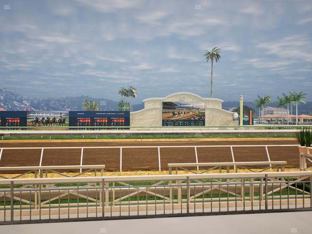 Del Mar Thoroughbred Club - Section Stretch Run Box 4 A Lvl 1 Seat View