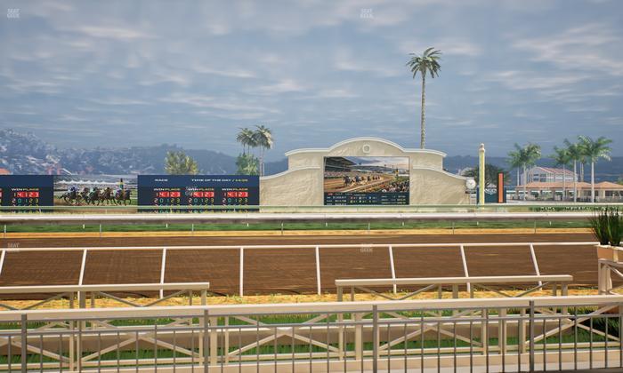 Del Mar Thoroughbred Club - Section Stretch Run Box 4 A Lvl 1 Seat View