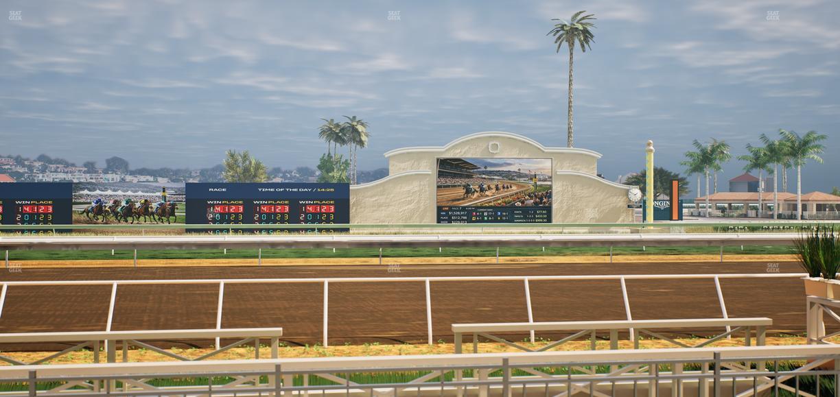 Del Mar Thoroughbred Club - Section Stretch Run Box 4 A Lvl 1 Seat View