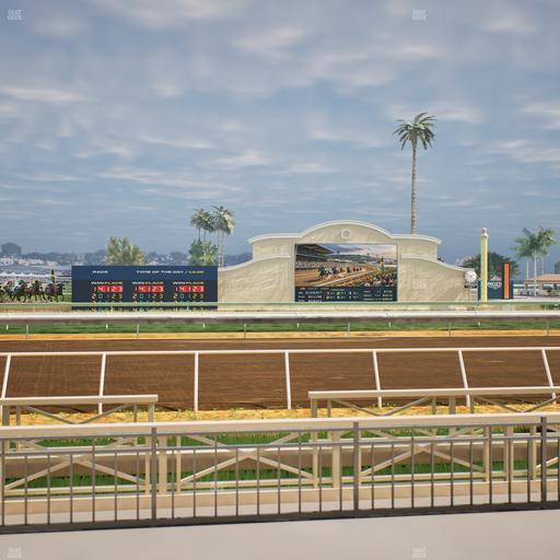 Del Mar Thoroughbred Club - Section Stretch Run Box 4 A Lvl 1 Seat View