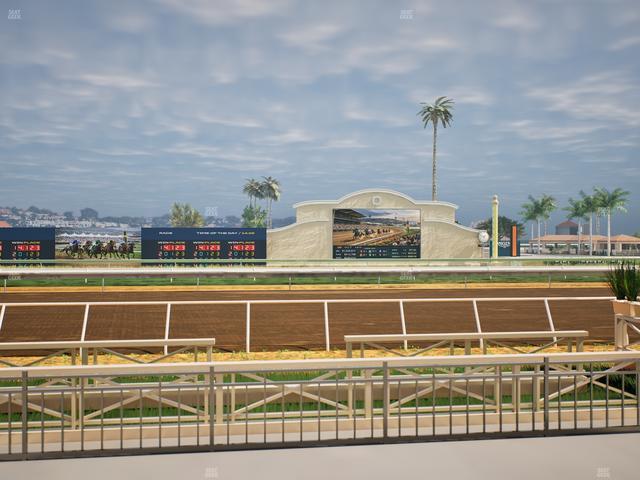 Del Mar Thoroughbred Club - Section Stretch Run Box 4 A Lvl 1 Seat View