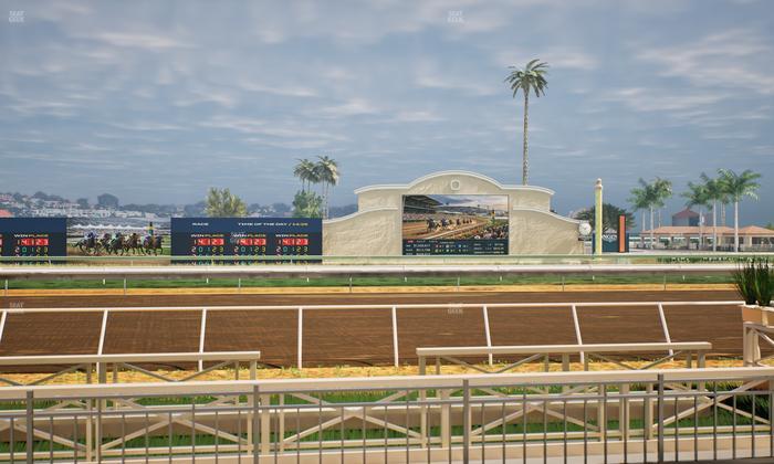 Del Mar Thoroughbred Club - Section Stretch Run Box 4 A Lvl 1 Seat View