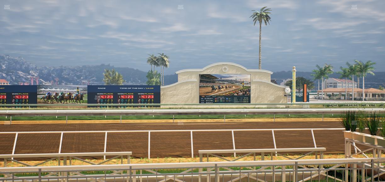 Del Mar Thoroughbred Club - Section Stretch Run Box 4 B Lvl 1 Seat View
