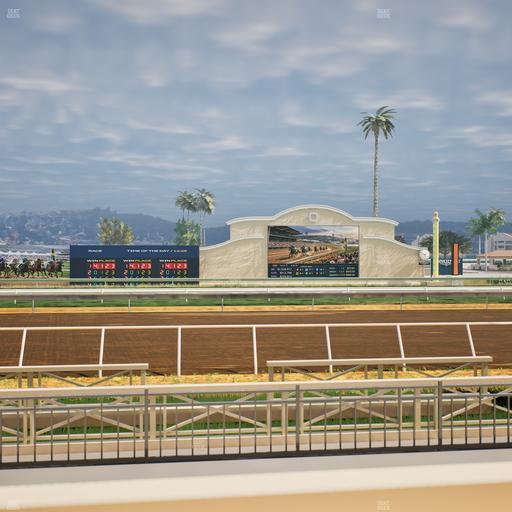 Del Mar Thoroughbred Club - Section Stretch Run Box 4 B Lvl 1 Seat View